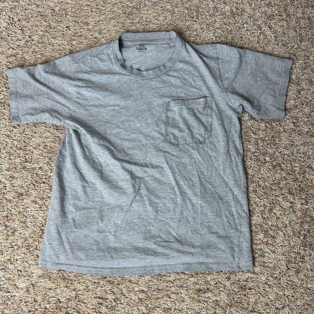 Haband T Shirt Men's Large L/G Gray Crew Neck